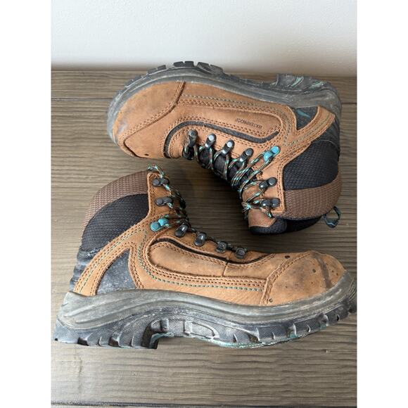 RED WING Tradeswoman 2346 Women's Safety Toe Waterproof Work Boots Brown Sz 6 - Picture 6 of 9